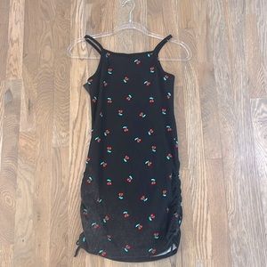 Youth large black cherry dress made by art class (target)